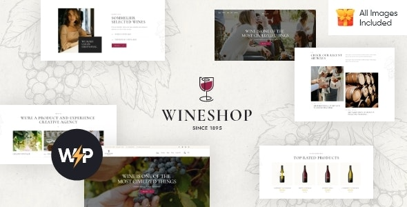 WineShop Food & Wine Online Delivery Store WordPress Theme