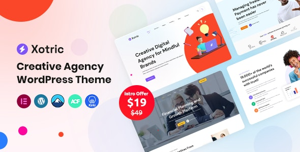 Xotric Creative Agency WordPress Theme