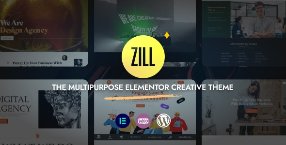 ZILL Multipurpose Elementor Creative Theme Nulled