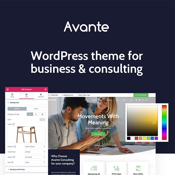 Avante – Business Consulting WordPres Theme
