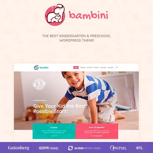 Bambini – Kindergarten & Pre-School Theme
