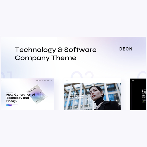 Deon – Technology and Software Company Theme