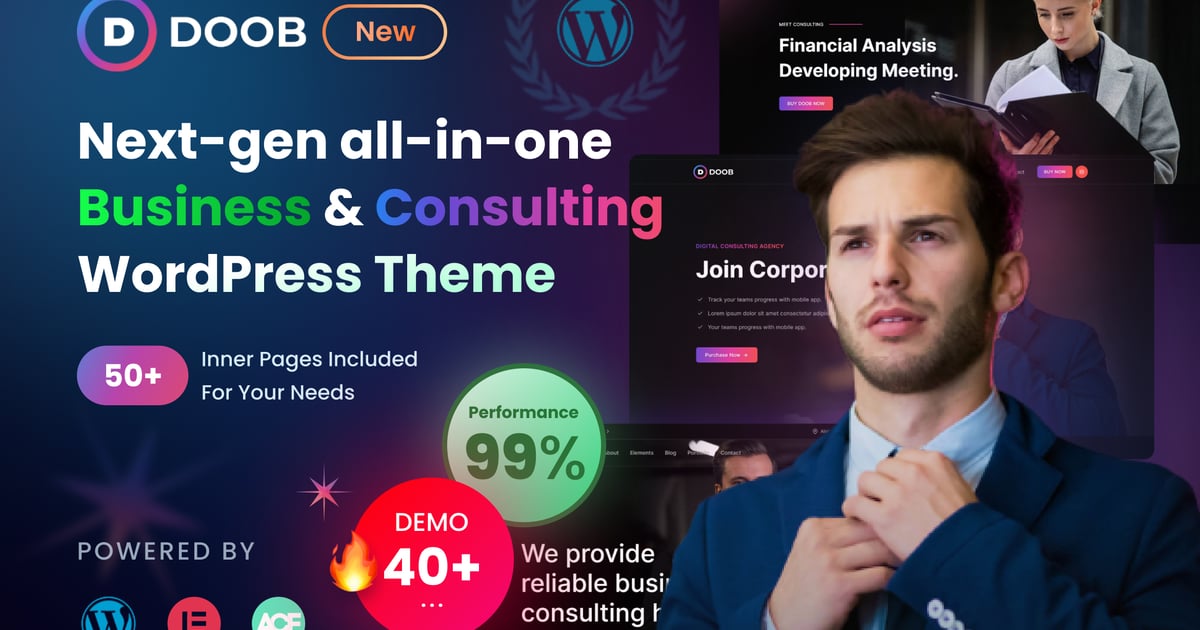 Doob - Business Consulting WordPress Theme