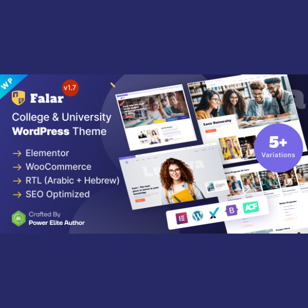 Falar – College University Elementor WordPress Theme