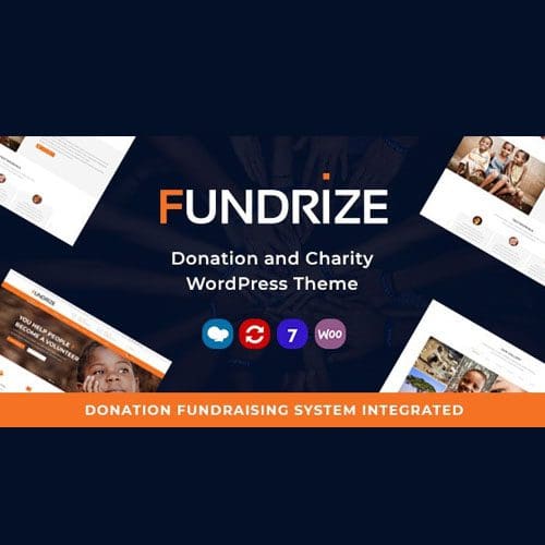 Fundrize – Responsive Donation & Charity WordPress Theme
