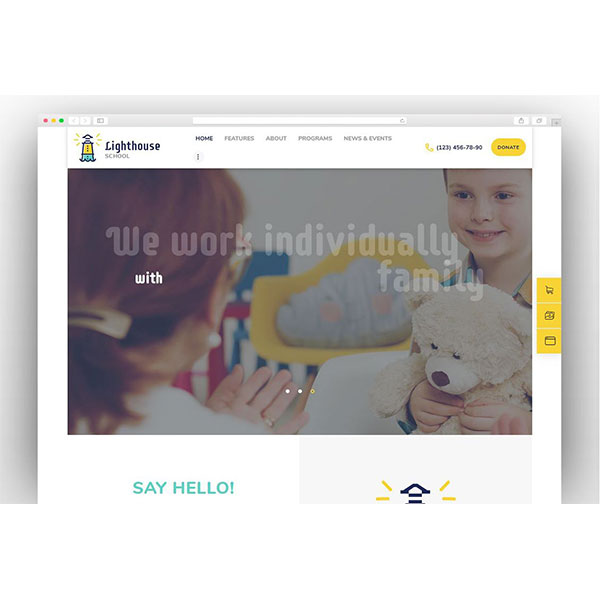 Lighthouse – School for Handicapped Kids WP Theme
