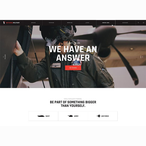 Militarology – Military Service WordPress Theme