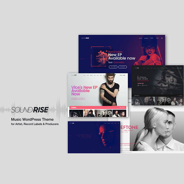 SoundRise – Artists, Producers and Record Labels Theme