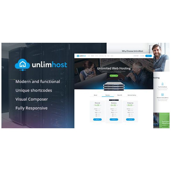 UnlimHost – Web Hosting & Internet Technology Theme