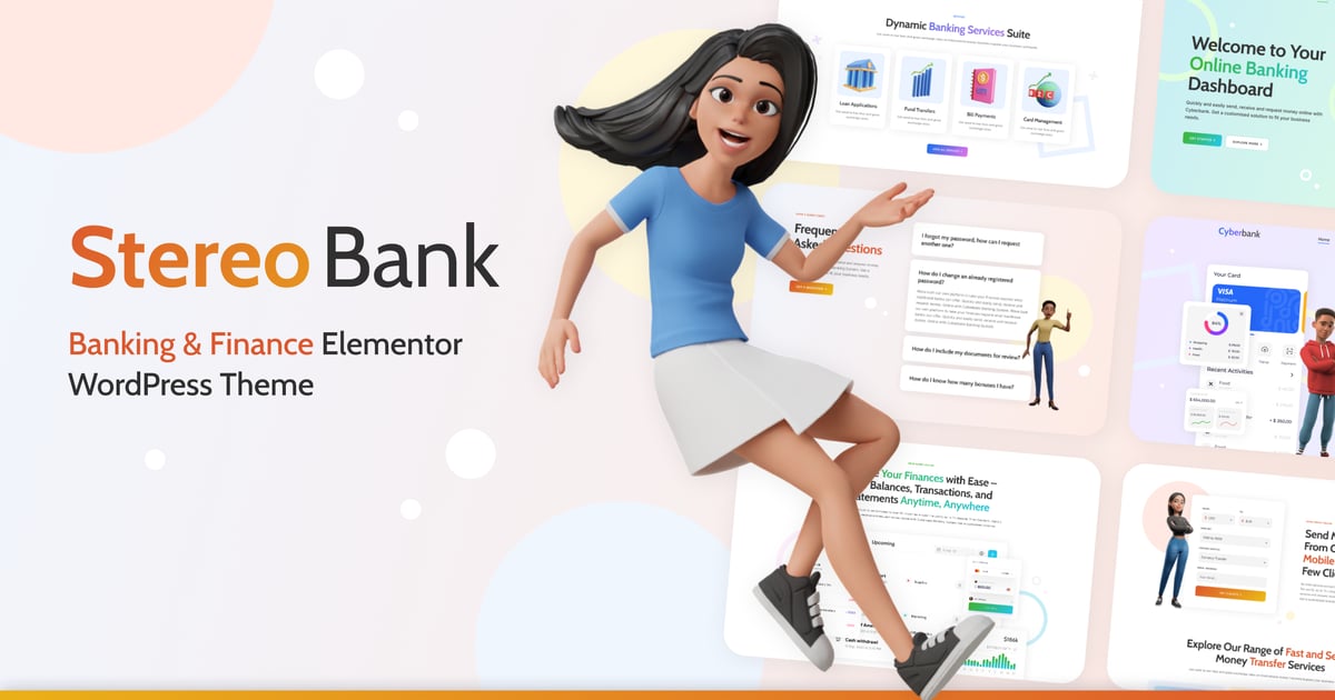 Stereo Bank – Business and Finance WordPress Theme