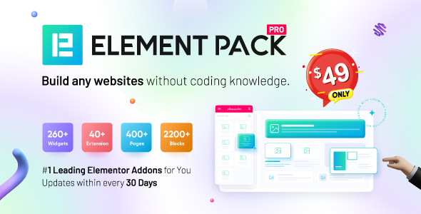 Element Pack Addon for Elementor Page Builder WordPress Plugin